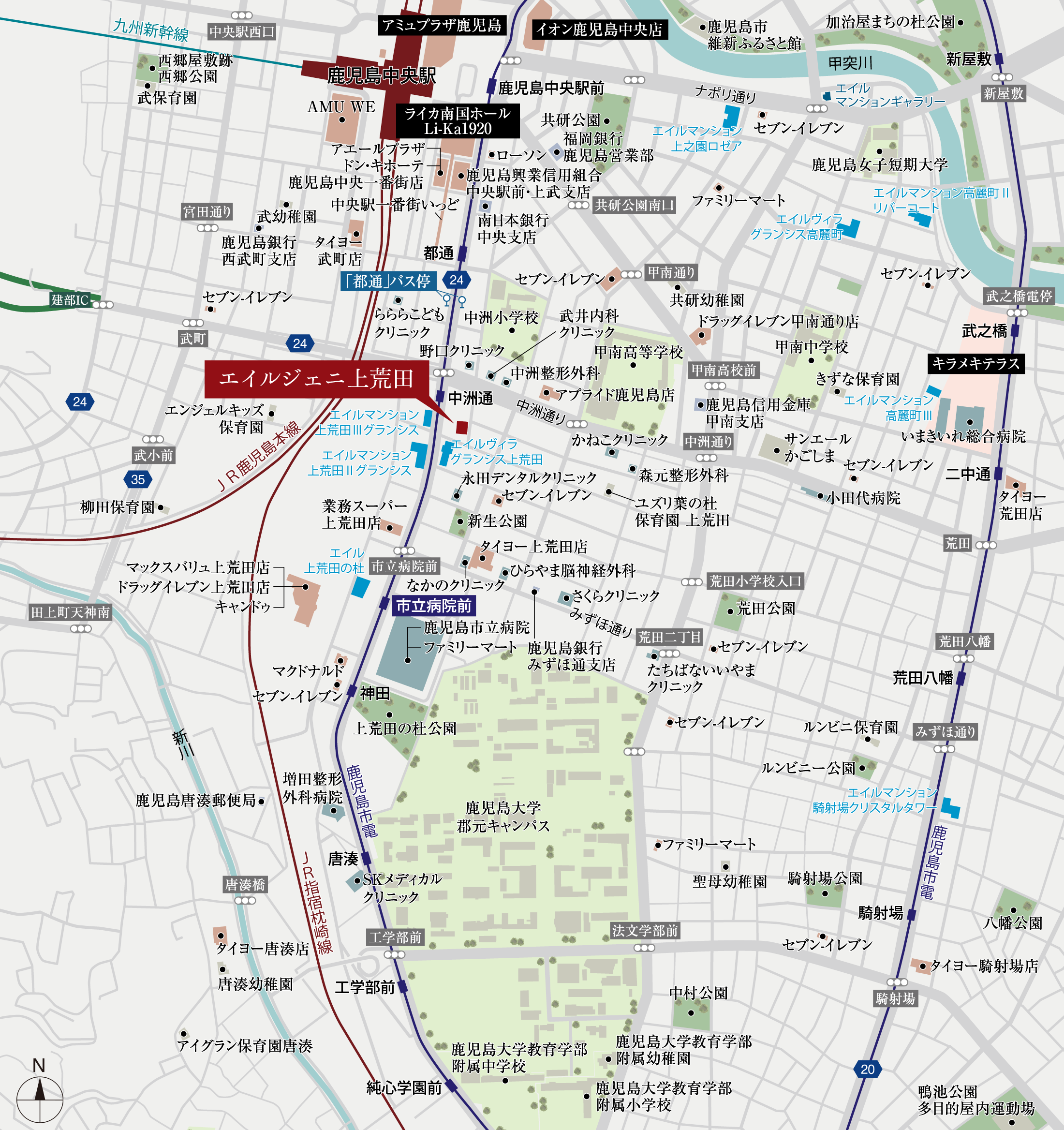 現地案内図