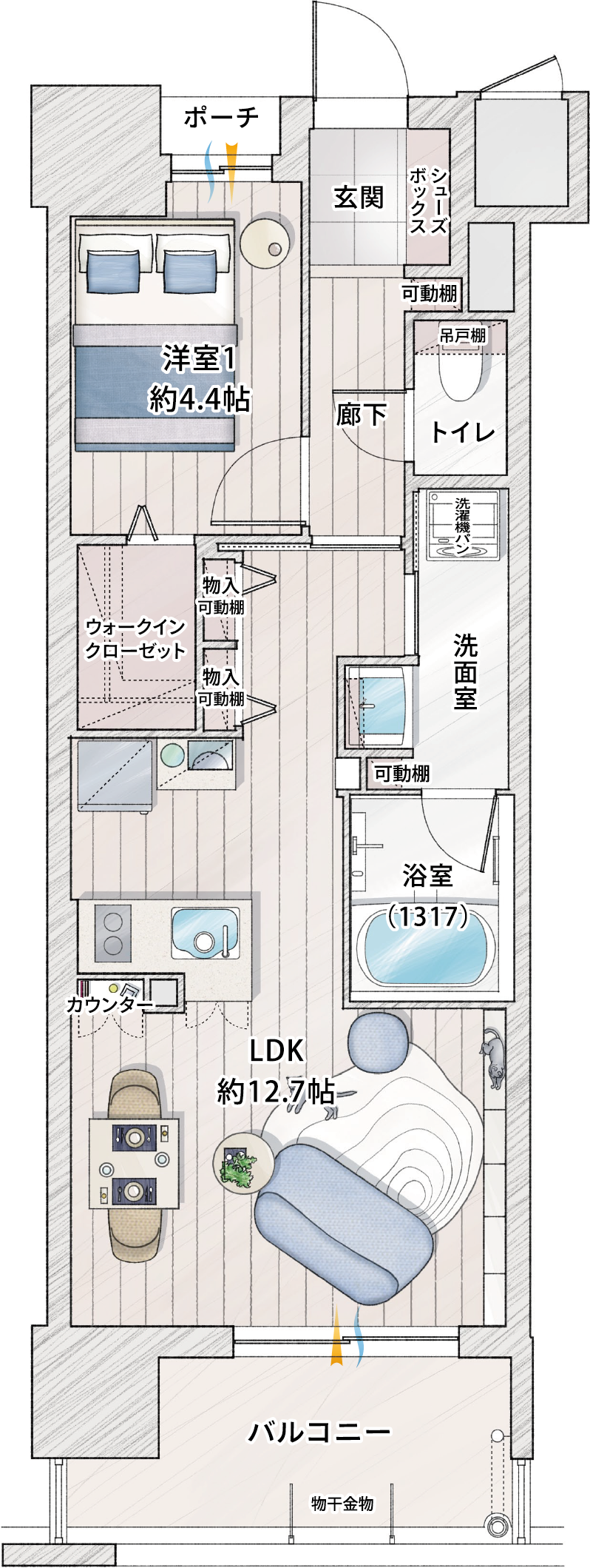Ctype イラスト間取り