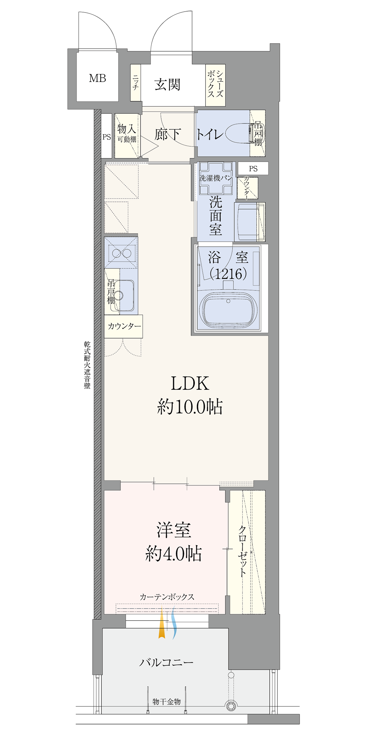 Bタイプ 間取り図