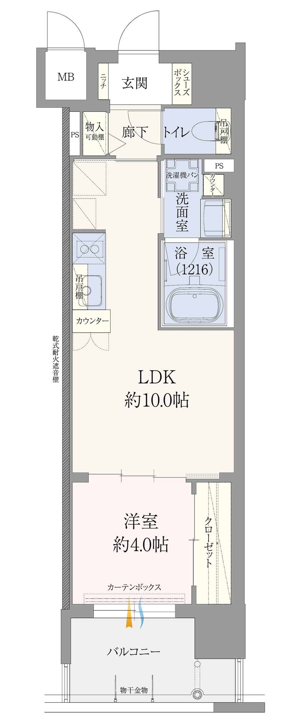 Bタイプ 間取り図