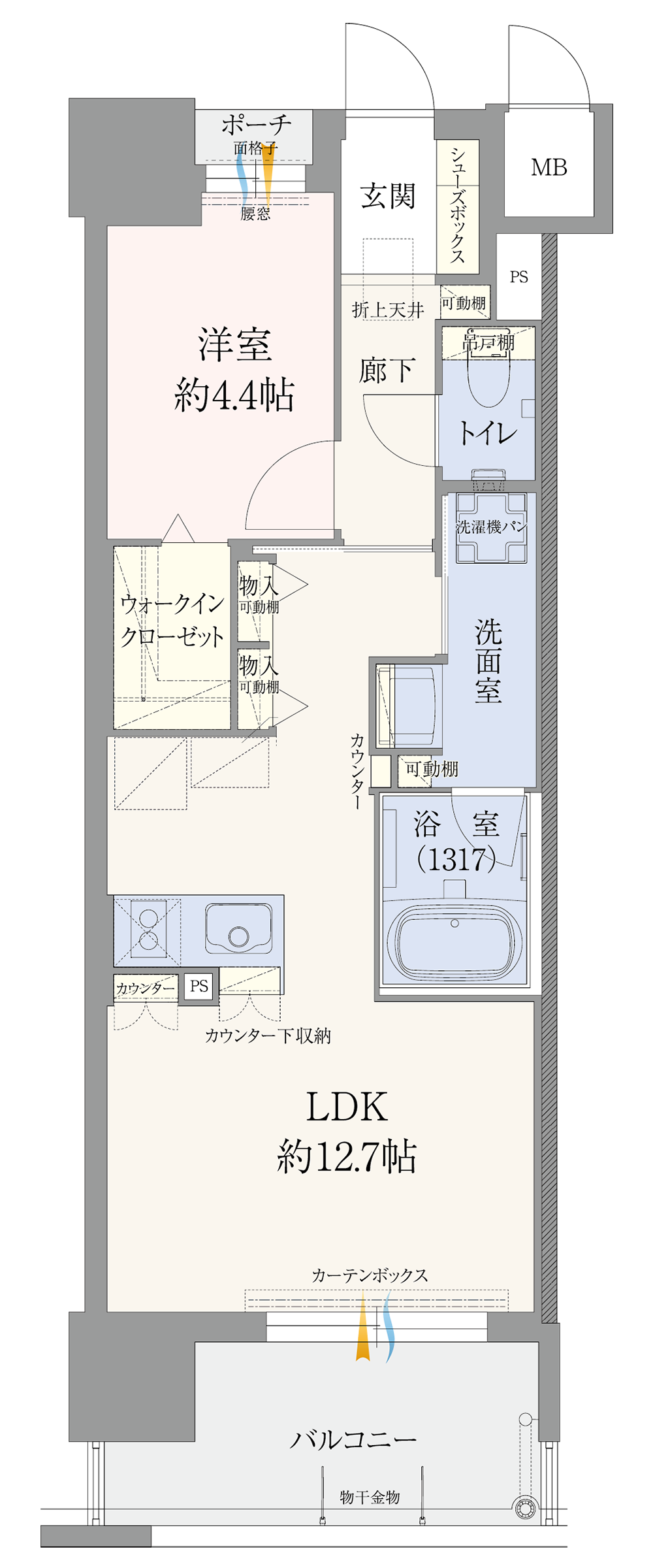 Cタイプ 間取り図
