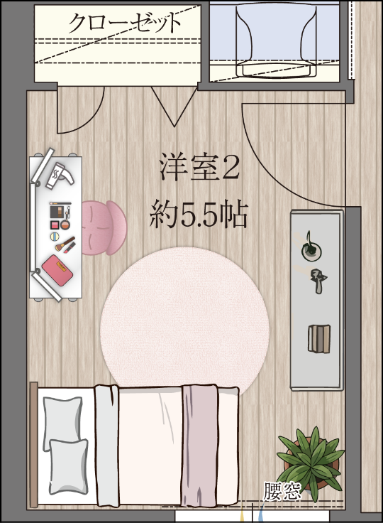 洋室2の使用イメージ