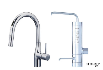 タッチレス水栓＋アルカリ整水器