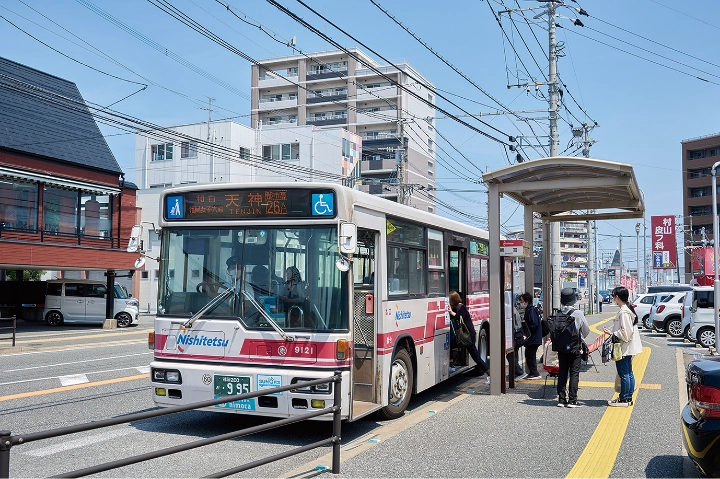 西鉄バス「新宮」バス停