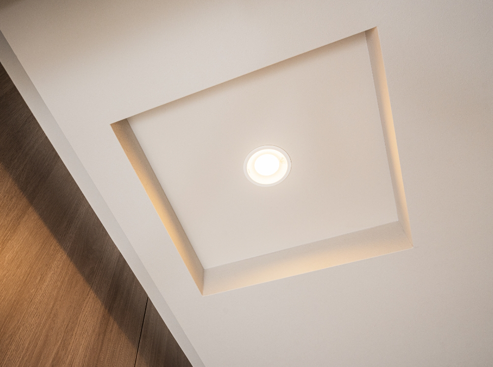 玄関ホールを演出する 折上天井