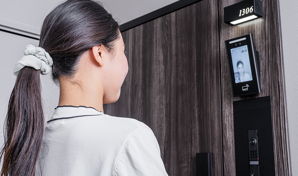 顔認証開錠 image