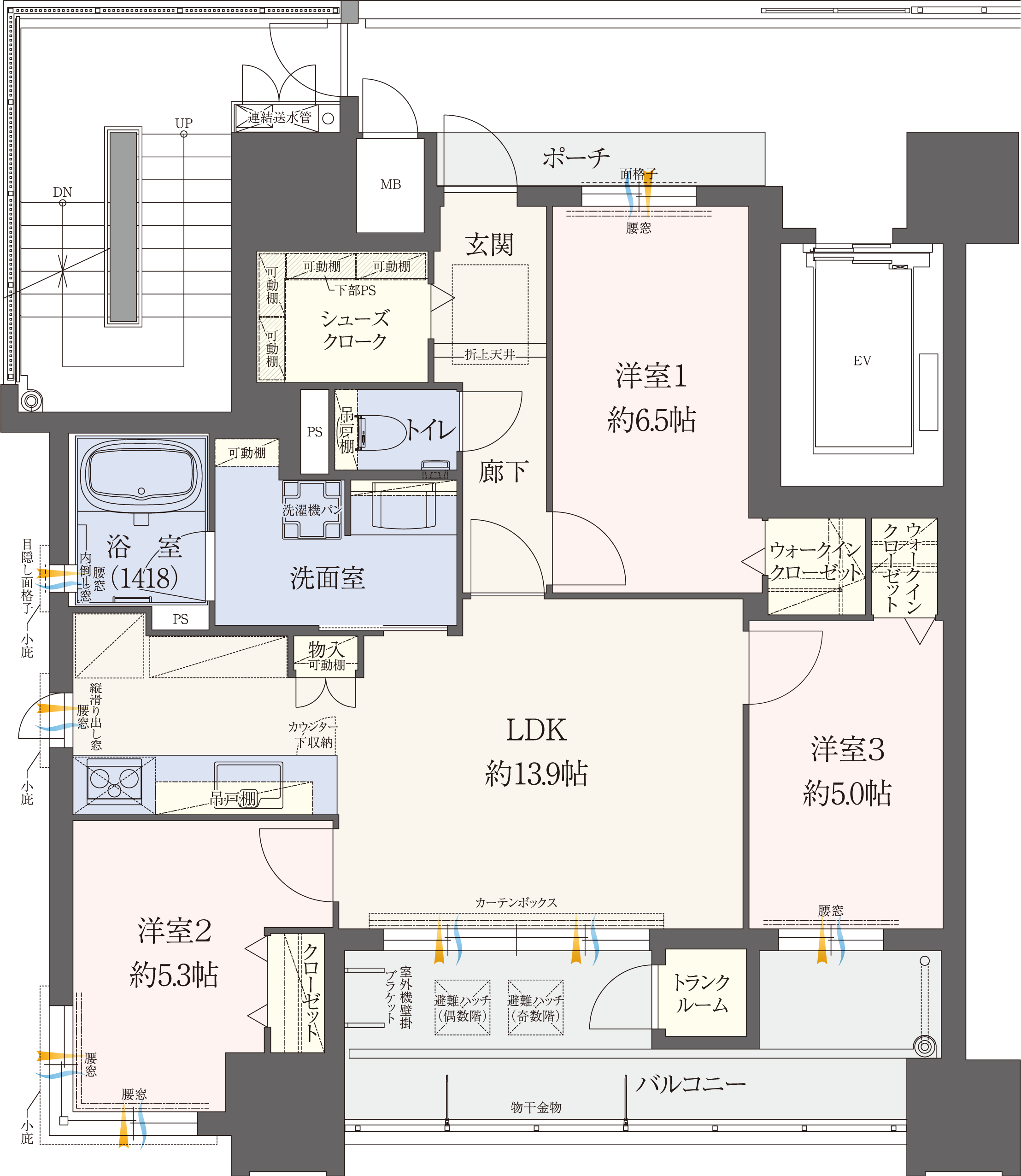 Aタイプ 間取り図