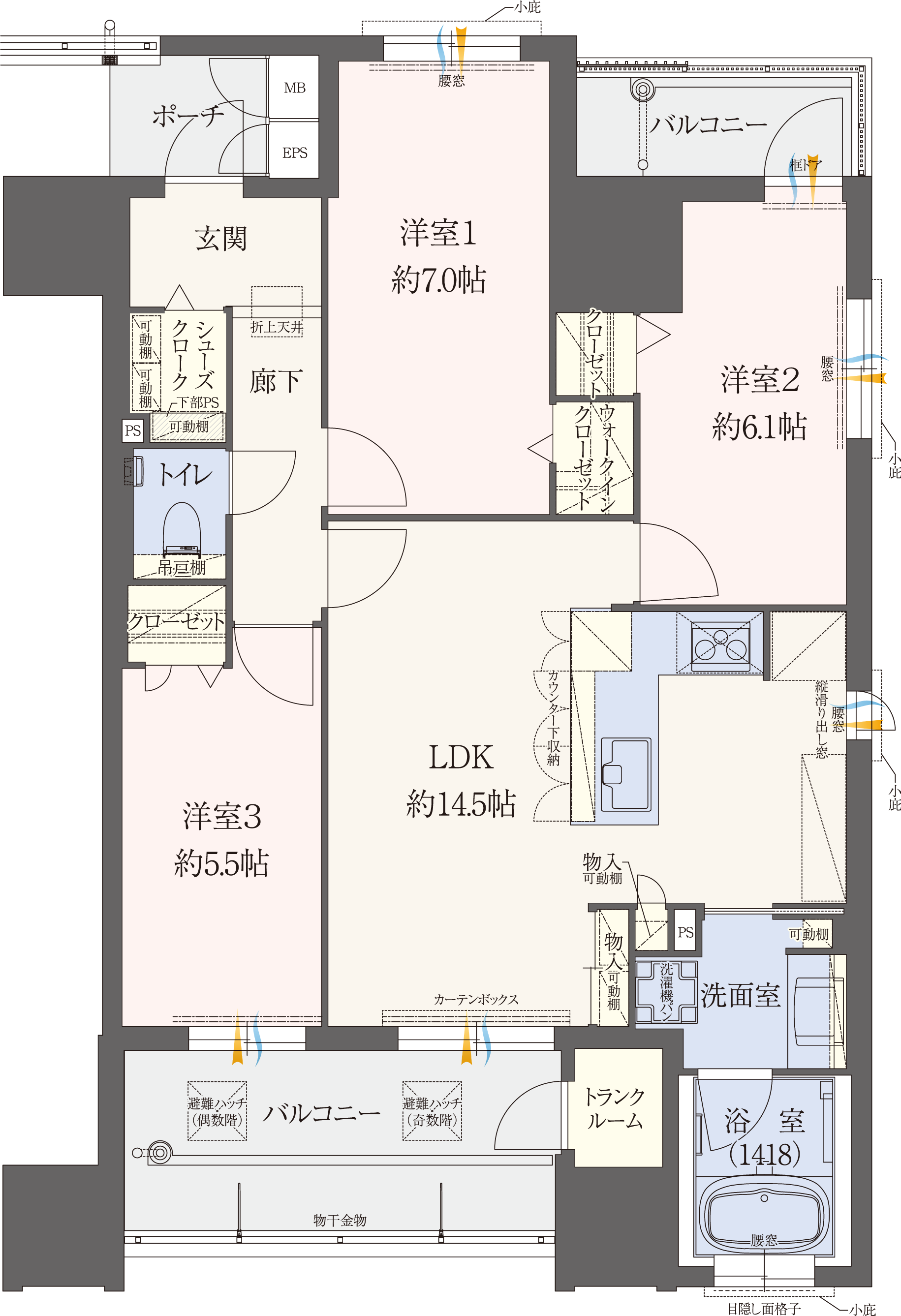 Eタイプ 間取り図