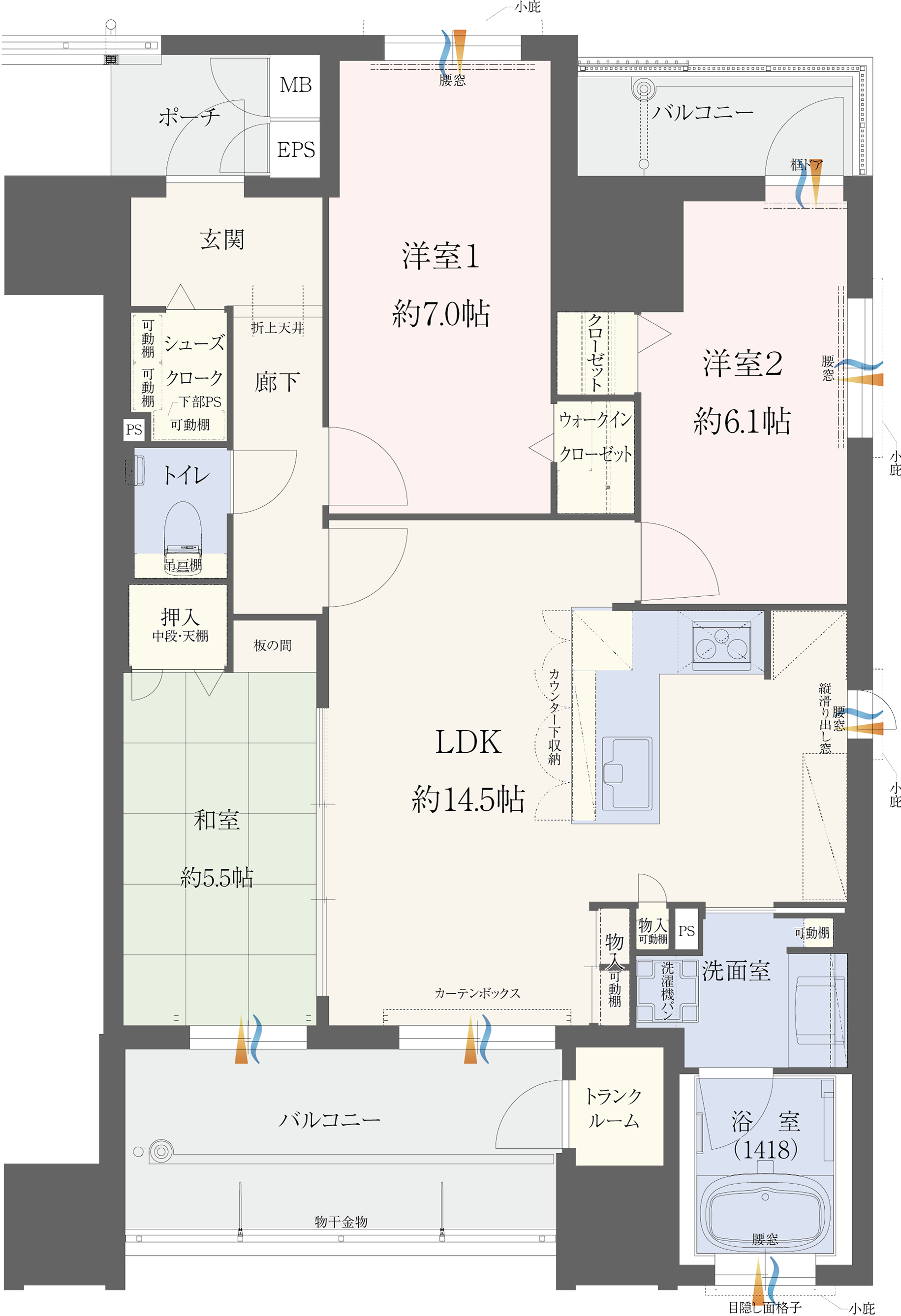 Eタイプ 間取り図